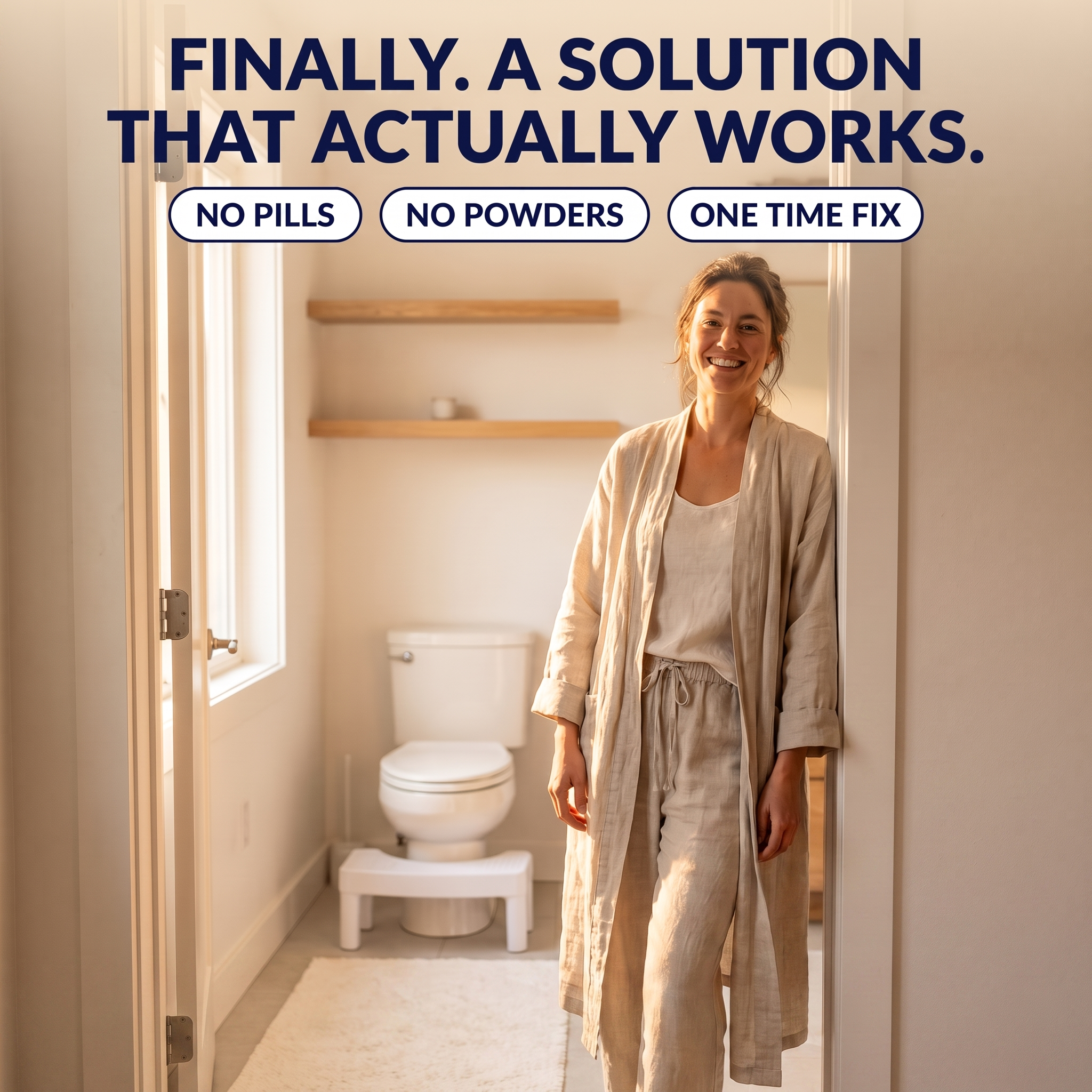 SwiftStool™ Squatting Toilet Stool for Adults